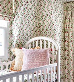 Strawberry Wallpaper by Molly Mahon Grass