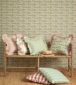 Strawberry Tea Wallpaper by George & Minnie Emerald