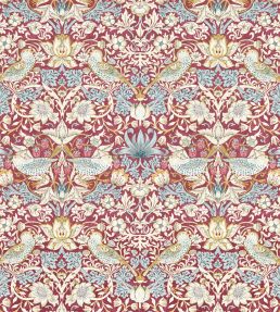 Strawberry Thief Wallpaper by Clarke & Clarke Plum