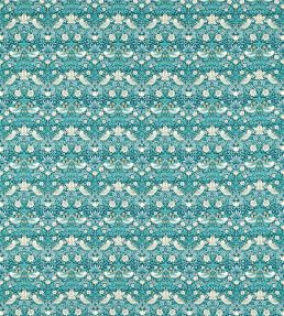 Strawberry Thief Fabric by Clarke & Clarke Teal