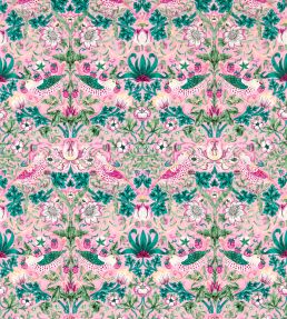 Strawberry Thief Wallpaper by Morris & Co Miami Strip