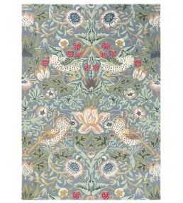 Morris & Co Strawberry Thief rug Slate 027718-140200-US Slate