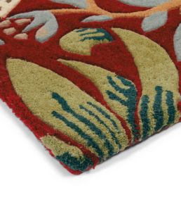 Morris & Co Strawberry Thief rug Crimson 027700-140200-US Crimson
