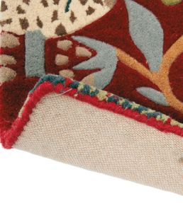 Morris & Co Strawberry Thief rug Crimson 027700-140200-US Crimson