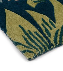 Morris & Co Strawberry Thief rug Indigo 027708-140200-US Indigo