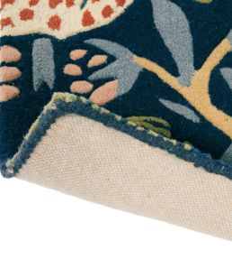 Morris & Co Strawberry Thief rug Indigo 027708-140200-US Indigo