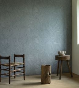 Strelitzia Wallpaper by Arte Teal
