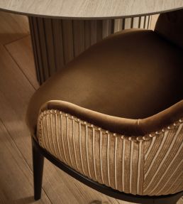 Stria Fabric by Romo Copper