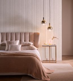 Striatus Wallpaper by Clarke & Clarke Parchment