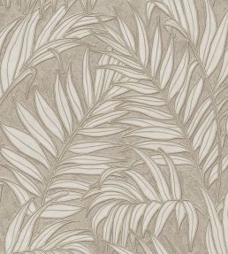 Stringed Leaves Wallpaper by Eijffinger Brown/Taupe