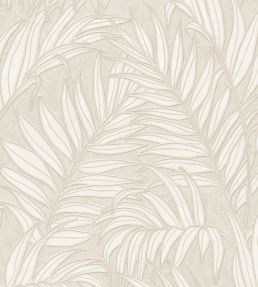 Stringed Leaves Wallpaper by Eijffinger White/Cream