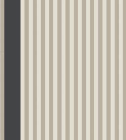 Stripe Wallpaper by Farrow & Ball Au Lait / Liquorice