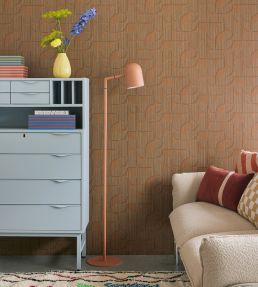 Striped Arches Wallpaper by Eijffinger Chestnut