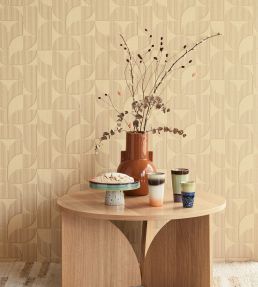 Striped Arches Wallpaper by Eijffinger Neutral