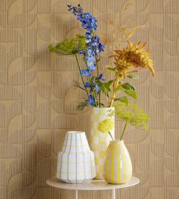 Striped Arches Wallpaper by Eijffinger Sand