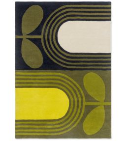 Orla Kiely Striped Tulip rug Seagrass 160307120180-US Seagrass