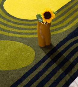 Orla Kiely Striped Tulip rug Seagrass 160307120180-US Seagrass