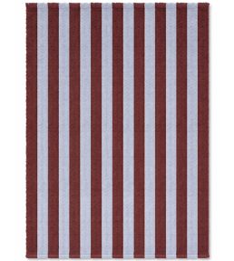 Lorena Canals Stripes Cotton rug Marsala/Anil C-STRP-MARANL-XS Marsala/Anil