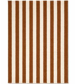 Lorena Canals Stripes Wool rug Cinnamon WO-STRP-CIN-XS Cinnamon