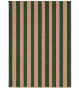 Lorena Canals Stripes Wool rug Duck Green/Rose WO-STRP-DGNRS-XS Duck Green/Rose