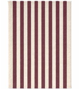 Lorena Canals Stripes Wool rug Marsala WO-STRP-MAR-XS Marsala