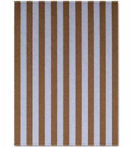Lorena Canals Stripes Wool rug Walnut/Anil WO-STRP-WNTANL-XS Walnut/Anil