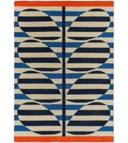 Orla Kiely Stripy Stem Outdoor rug Azure 464308140200-US Azure