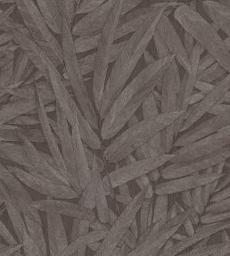 Structured Leaves Wallpaper by Eijffinger Brown
