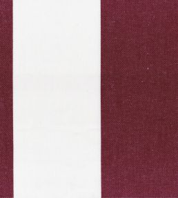 Studio Stripe Fabric by Ian Mankin Claret