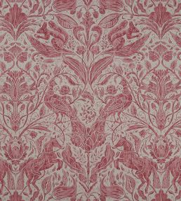 Forest Trail Fabric by Studio G Raspberry