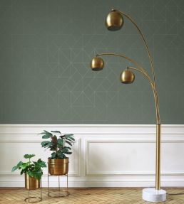 Subtilite Wallpaper by Casadeco Vert Kaki