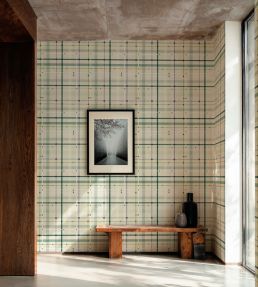 Subway Wallpaper by Tres Tintas Lilac