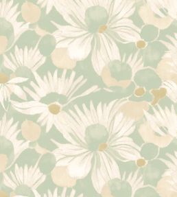 Suiren Wallpaper by Ohpopsi Misty Mint