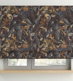 Sumatra Fabric by Arley House Ebony
