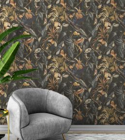 Sumatra Wallpaper by Arley House Ebony
