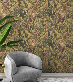 Sumatra Wallpaper by Arley House Golden