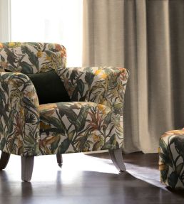 Sumatra Fabric by Arley House Ivory