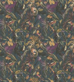 Sumatra Wallpaper by Arley House Peacock Blue