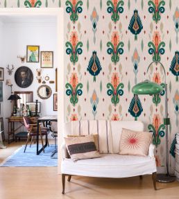 Sumba Wallpaper by Coordonne Green