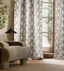 Sumi Embroidery Fabric by Harlequin Pumice