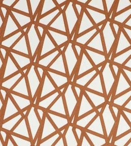 Sumi Embroidery Fabric by Harlequin Terracotta