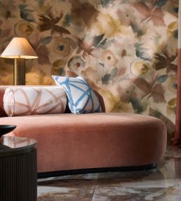 Sumi Ikat Fabric by Harlequin Copper