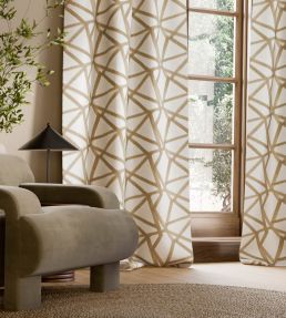 Sumi Ikat Fabric by Harlequin Tawny