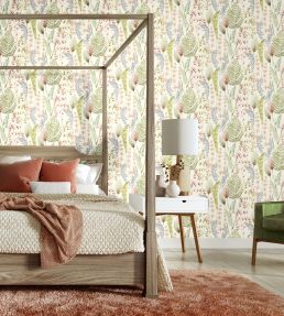 Summer Ferns Wallpaper by Ohpopsi Terracotta