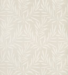 Summer Leaves Wallpaper by Thibaut Beige