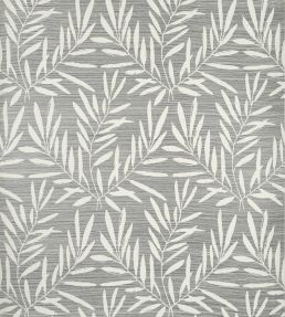 Summer Leaves Wallpaper by Thibaut Charcoal