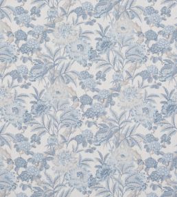 Summer Peony Fabric by GP & J Baker Blue
