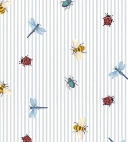 Buzz Wallpaper by Eijffinger Bluebell