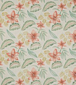Sunara Fabric by Jane Churchill Red/Green