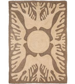 Nanimarquina Sunbirds rug Charcoal 01EAMSUNNEG03 Charcoal